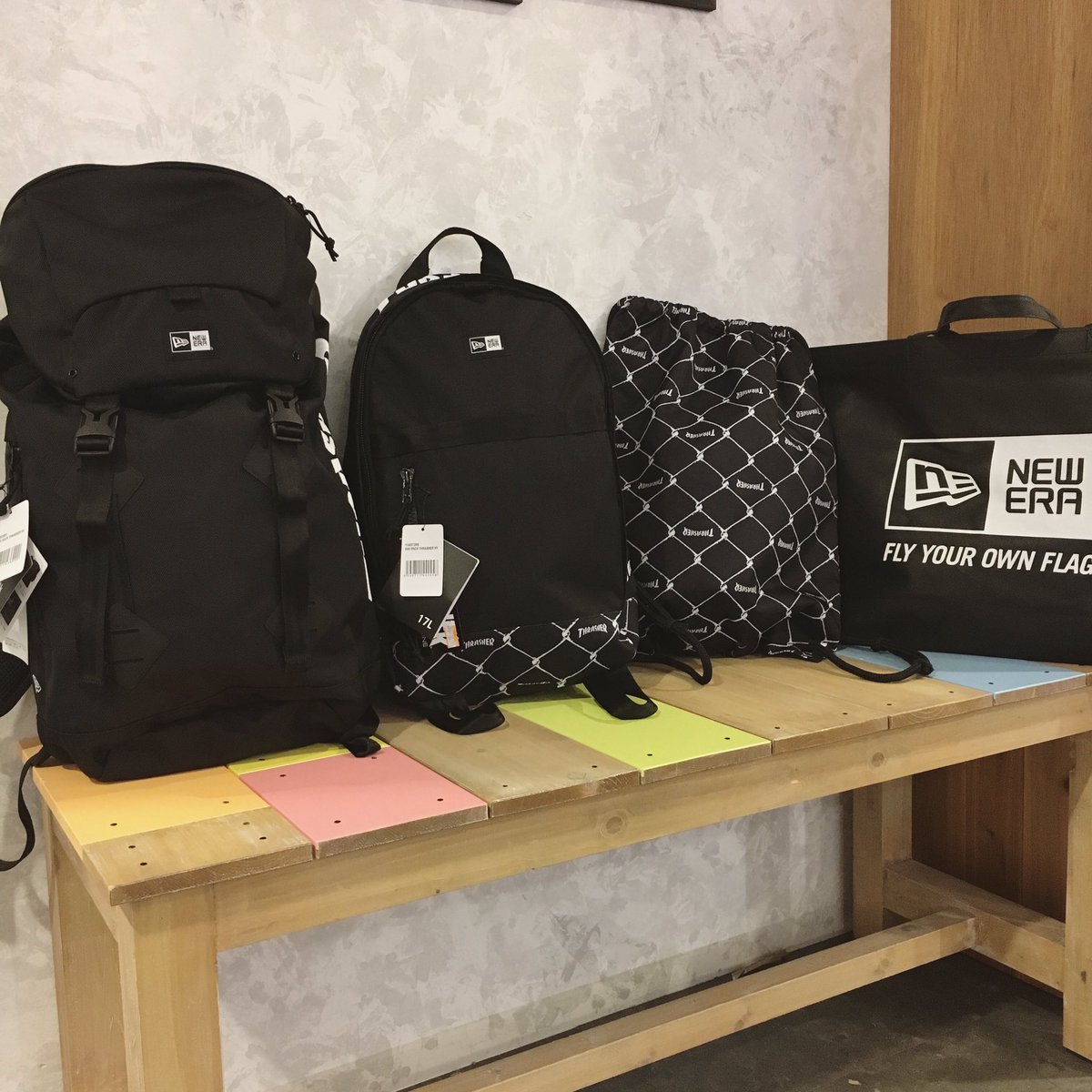 ニューエラ THRASHER コラボ リュック スラッシャー レア物 THRASHER