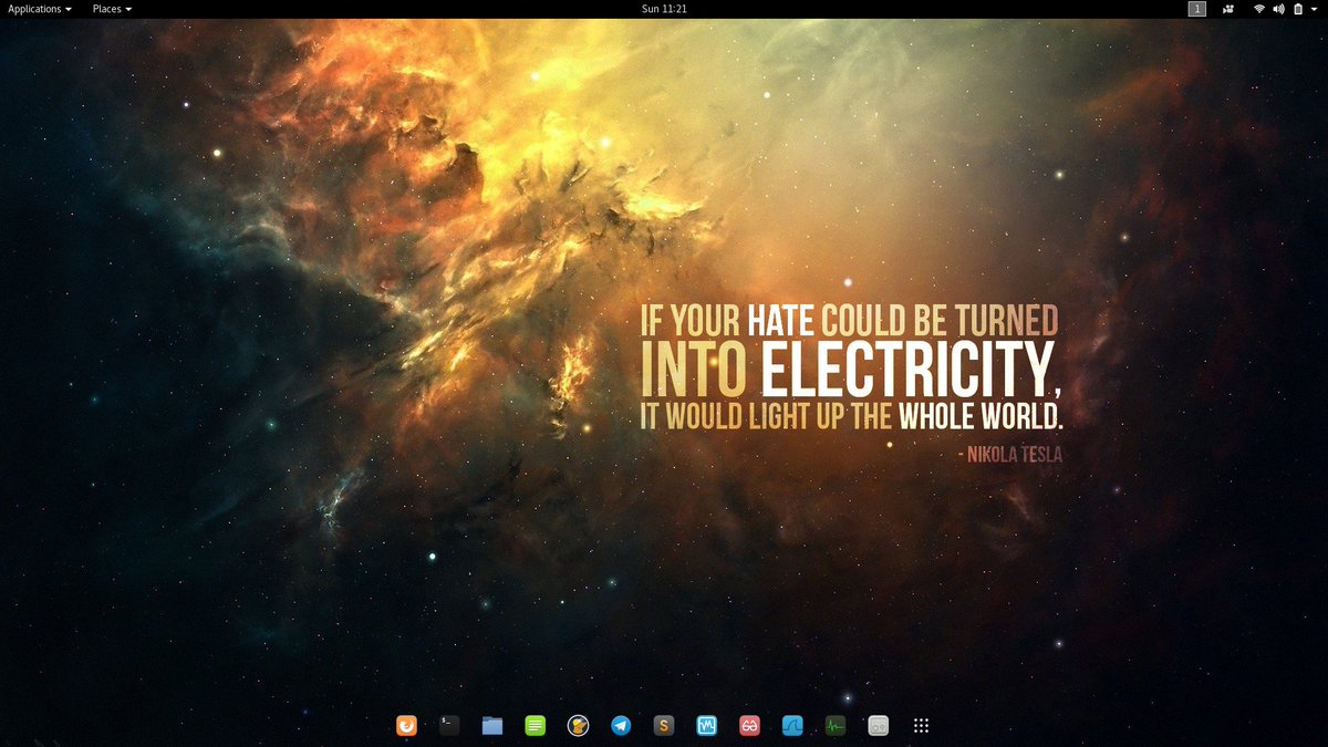 snifhex's tweet photo. woah woah i just feel awesome by looking at my laptop <3
#linux #kalilinux2 #lookatmyworkspace https://t.co/mPGFS46Mmb