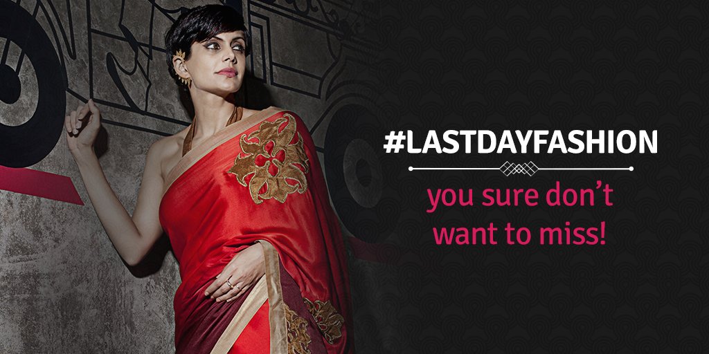 ExFirst2017's tweet image. Day 3 - Today is the LAST leg of India&apos;s biggest fashion celebration. It&apos;s just TODAY OR NEVER. bit.ly/2l3T6tL
#LastdayofFashion
