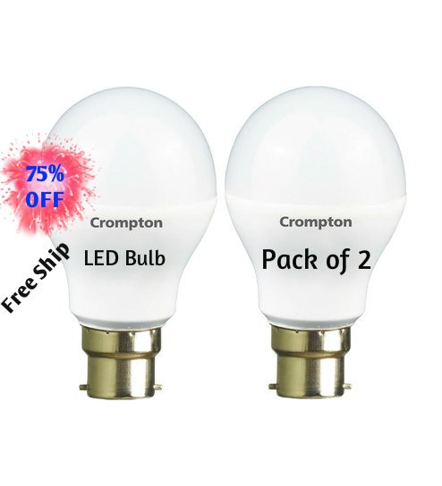 actorankur's tweet image. Crompton 7 Watt LED Bulb- Pack of 2 
For Rs 179 (Mrp320) Amazon

Click For Free-&amp;gt;goo.gl/ShqYek

#Crompton 
#7Watt 
#LED 
#Bulb