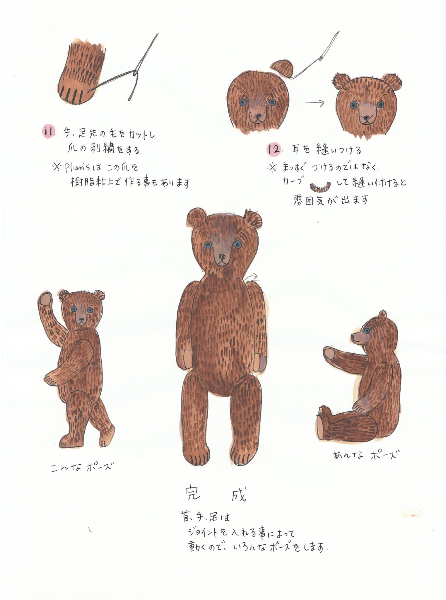 テディベア制作の技法事典 51eo4pgASNL._UF350,350_QL50_.jpg