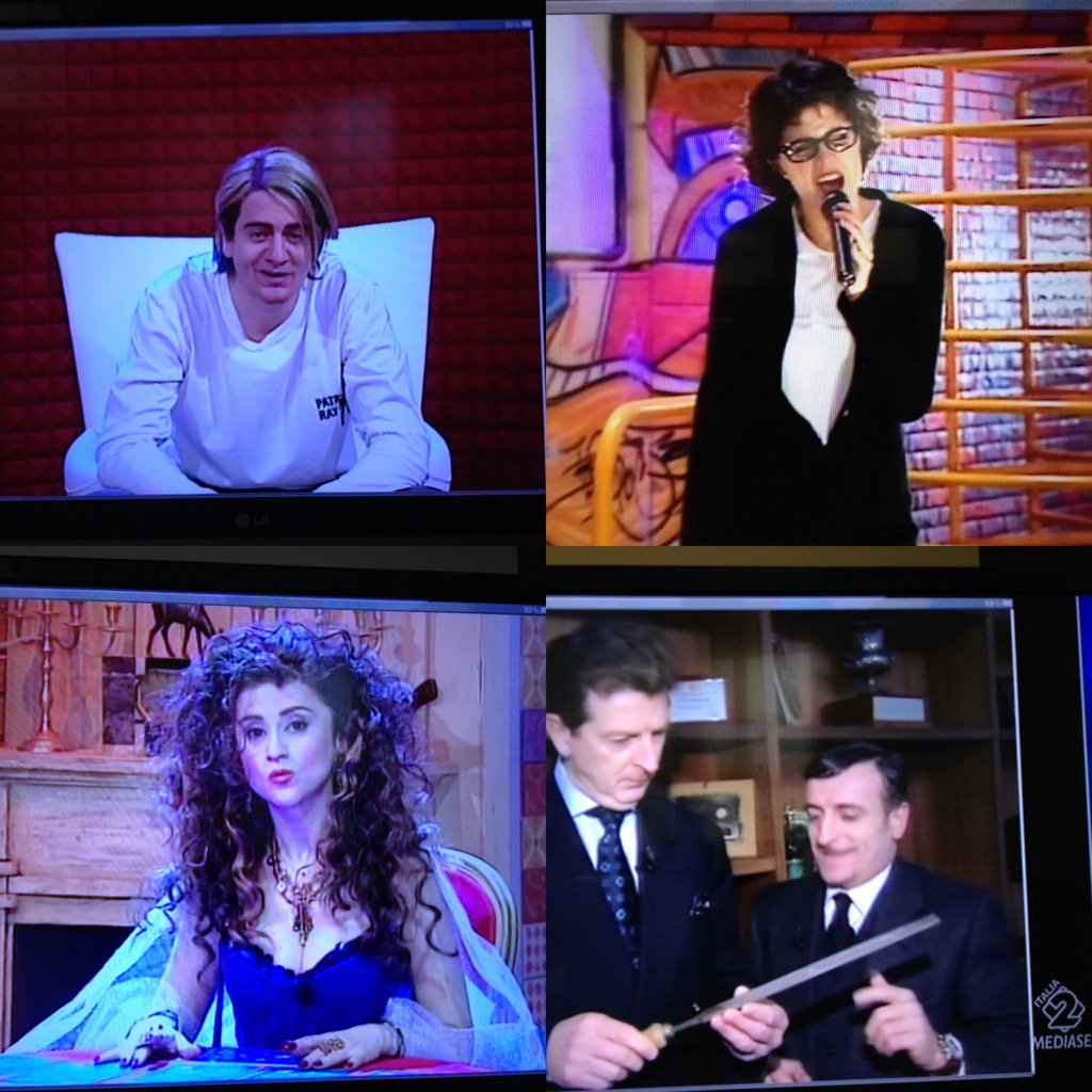 gaiute's tweet photo. @GialappasB #maidiregallery 😍@FabioDeLuigi #patrickrey @PaolaCortellesi #giorgia @lucianinalitti NOSTALGIA CANAGLIA https://t.co/zq7rH6lukQ