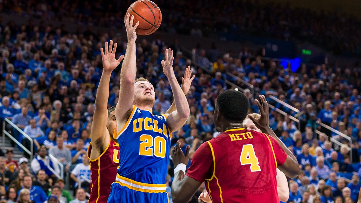 UCLAMBB's tweet photo. Congrats to senior guard Bryce Alford (1,802 points) on moving into the No. 7 slot on UCLA's career scoring list. https://t.co/8e2l2W9bly