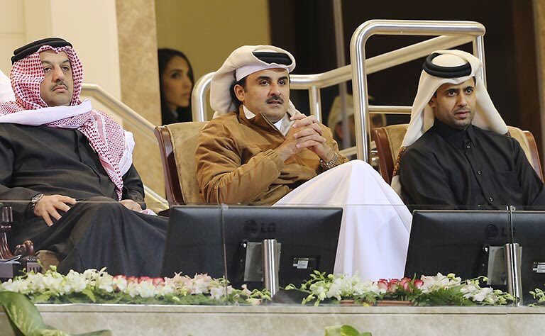 ahalqatar's tweet photo. سمو الأمير يشهد المباراة النهائية لبطولة قطر توتال المفتوحة للتنس للسيدات
https://t.co/C9WsaMPnbQ
@QatarTennis 
#Qatar_Total_Open https://t.co/rU1vCZp8KC
