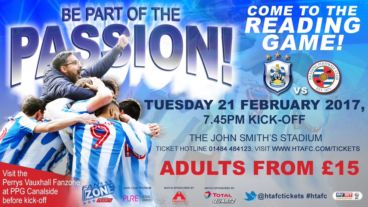 htafchelp's tweet photo. FLASH SALE: tickets for just £2 in the FM Lower for Tuesday night vs Reading; price ⬆️ when 200 sold! #htafc https://t.co/jlTpNGgWpy (DTS) https://t.co/xH8NmDDi9t
