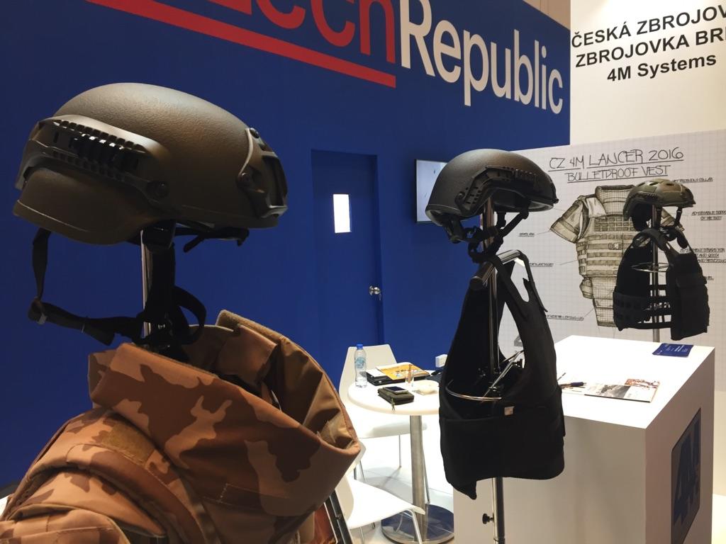 4m_systems's tweet photo. In these days 4M Systems presents their latest and best products on IDEX 2017 in Abu dhabi. #ceskazbrojovka #ballistichelmet #ballisticvest https://t.co/CRAwNnUEvx