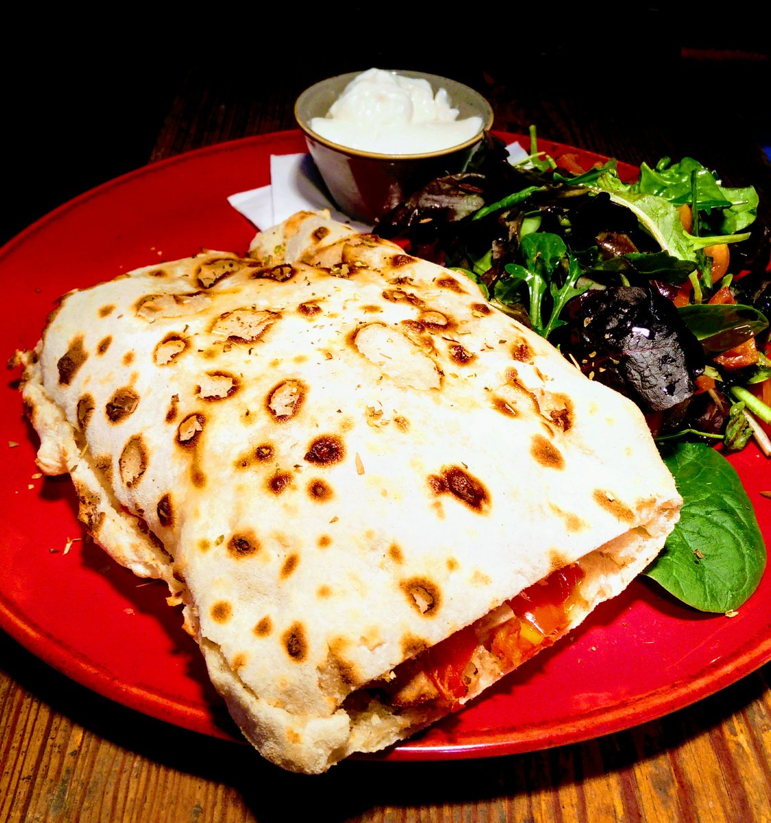 Bresaola and Buffalo cream with rocket. Saltimbocca lunch special. #dailyspecials #pizza #Bathcity #weekend