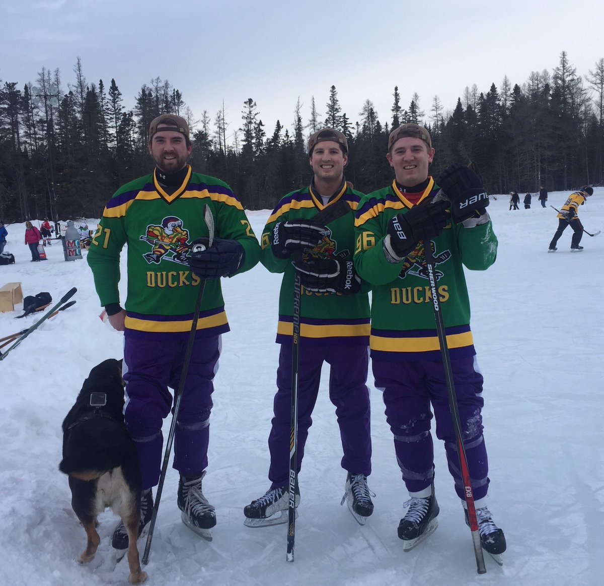 romobrennan's tweet photo. Go Ducks! #madeittosunday! @OfficialWPHC https://t.co/D2wogh8vH2