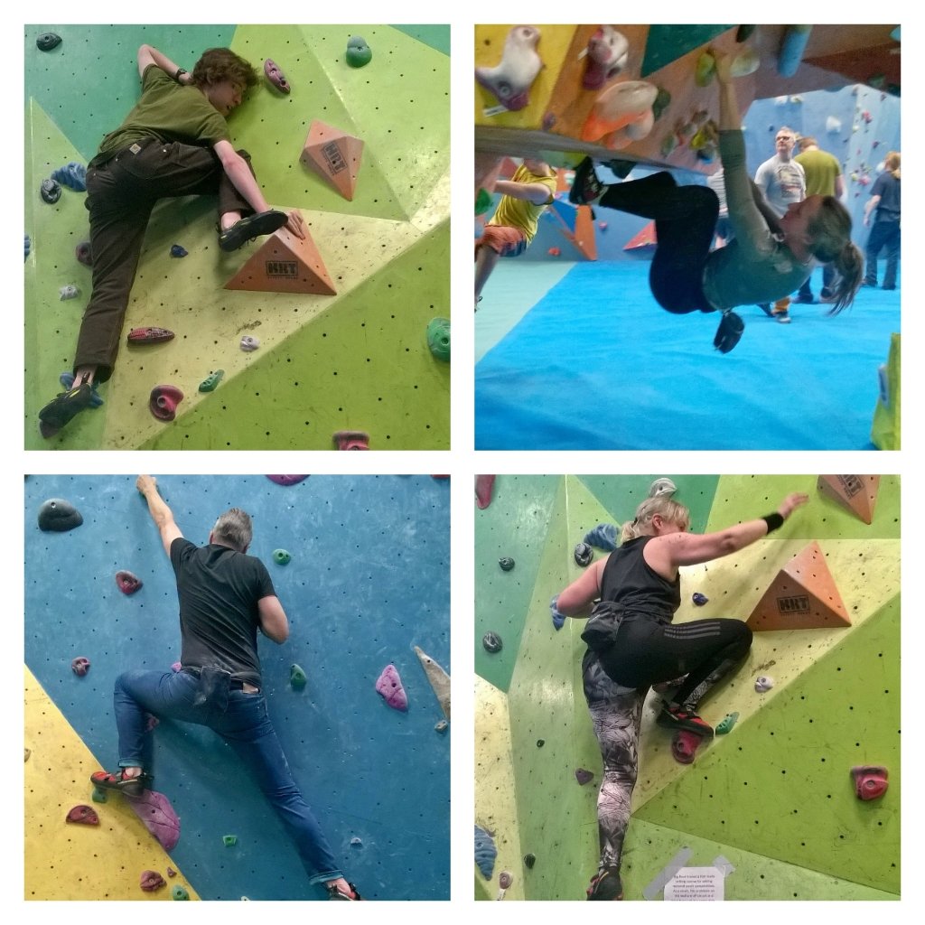 Great to see the progression since our last #climbingcoaching session. Great work team!