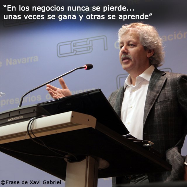 XaviGabriel's tweet photo. “En los negocios nunca se pierde... unas veces se gana y otras se aprende” https://t.co/77YnyGoPAP