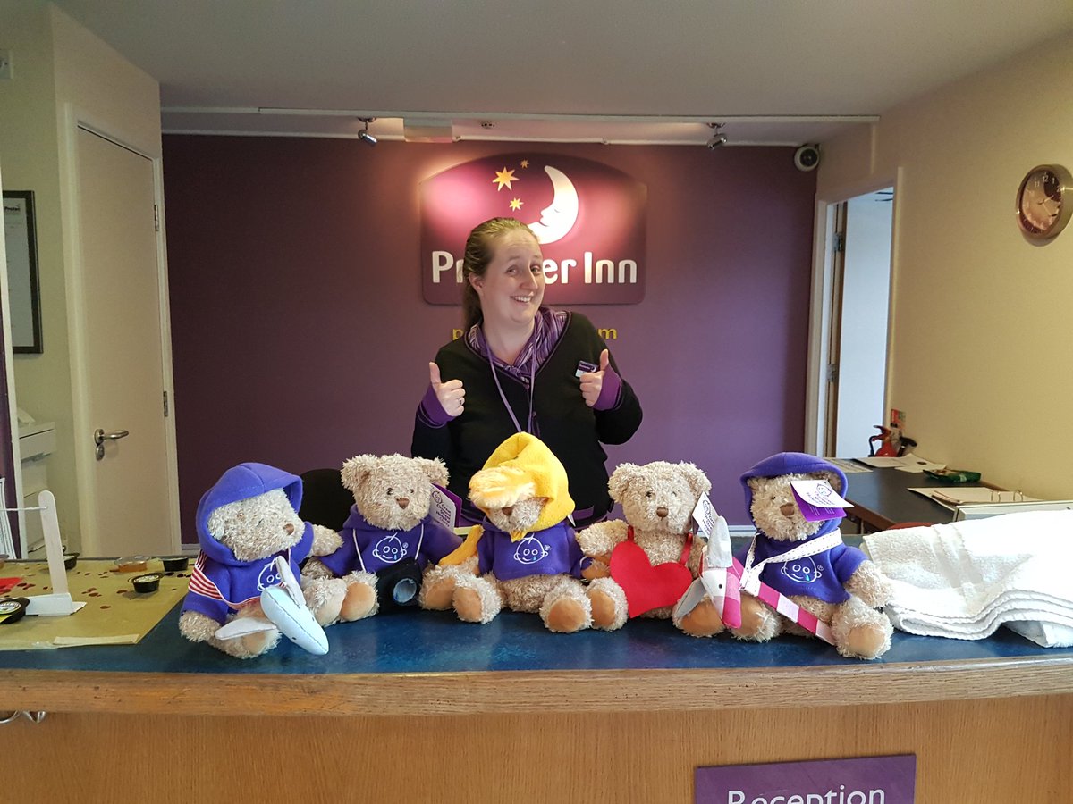 nclairport_pi's tweet photo. BIG thank you to our receptionist Elaine for the fab costumes she made for @MrBernardBear for #BernardBearWeek @IAmAntBennett @GreatOrmondSt https://t.co/ha7c3IFMjF