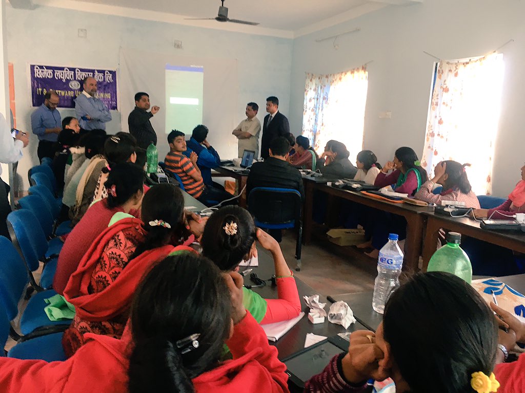 SakchyamAFP's tweet photo. Empowering women thru #technology:1st day of the 4days training on #tabletbanking for 'Digital Mahilas' in Nplgnj; orgnzed by partnr Chimmek https://t.co/QaZMEh4So4