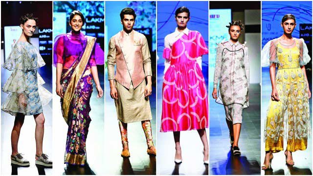 dna's tweet photo. Scorching summer cues from @LakmeFashionWk  https://t.co/TnC73YO8hf writes @RadhikaDhawan https://t.co/trWxpKBfoY