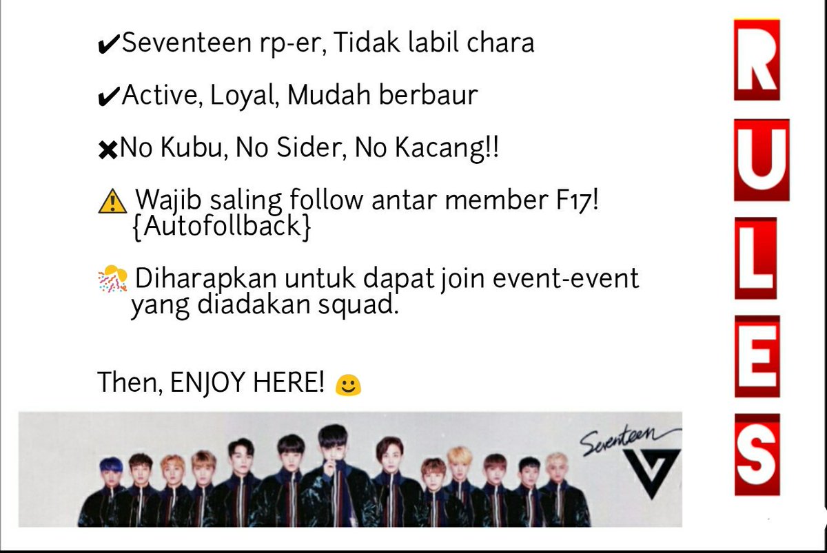 FSVTSQ's tweet photo. NEW RULES &amp; HTJ !!

Read carefully~ https://t.co/85iyVtkqLD