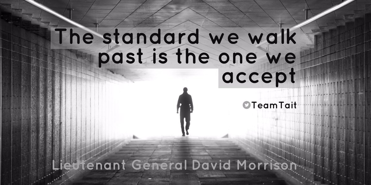 The standard we walk past is the one we are prepared to accept in our schools. 
Big thanks to <a href="/GlynYOGIPotts/">Glyn Potts MBE DL</a> for inspiring me with this 👍🏻