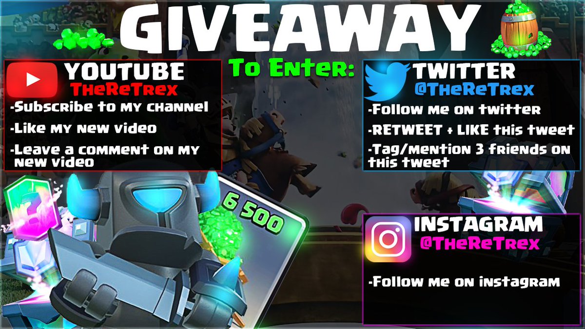 TheRetrex's tweet photo. 🔥GEM GIVEAWAY🔥

-🔁RETWEET + LIKE This Tweet
-👍LIKE + COMMENT On This Video: https://t.co/q2iBO5lP9S
-CLICK HERE: https://t.co/voeH00uROF https://t.co/bYK8PuKkwX