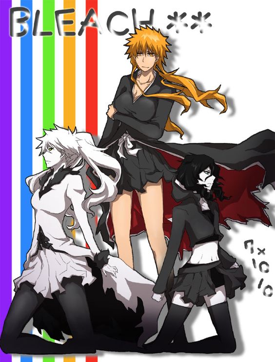 斬月 On Twitter Tensa S Genderbend Bleachrp Singleship