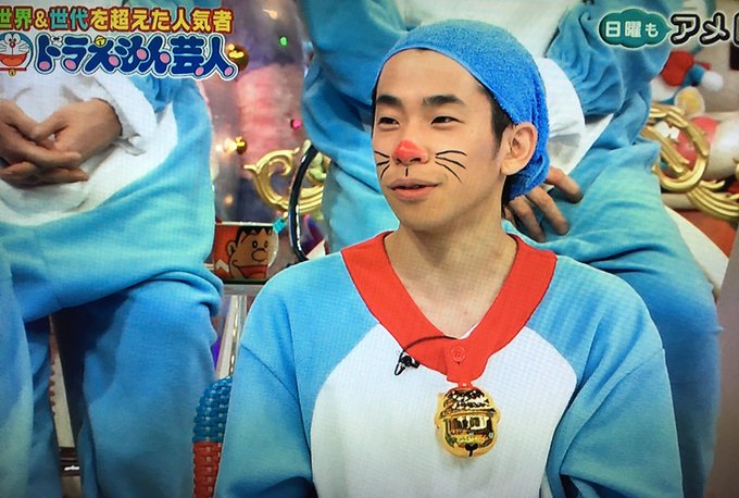 織田信成のドラえもん愛が強すぎるコスプレがヤバいと話題に ニコニコニュース