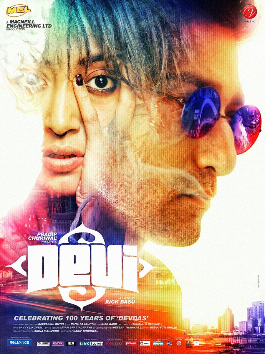 ShatafFigar's tweet photo. As Charlie in #Devi. Da poster dat never got to see the light of day. Remains my fav. Devi running at Priya Cinema ONLY. #unreleased #poster https://t.co/LV2cg1zOL9