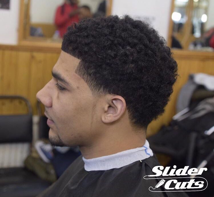 Taper Fade With Sideburns