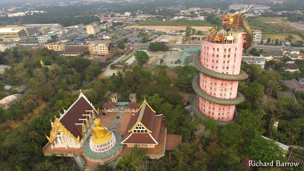 Richard Barrow In Thailand My Last Stop In Nakhon Pathom Is Wat Sampran The Dragon Temple Map T Co Ww9i4oseuv Thailand