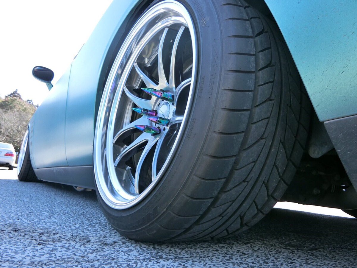 k2gt61's tweet photo. 国産ホイール三連星 https://t.co/eibwmMgouO