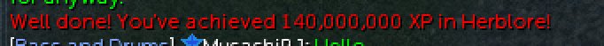 BelGaming's tweet photo. Slowly but surly ! #DXPW #Runescape 140m Herblore !! https://t.co/VhUlJbWf5Q