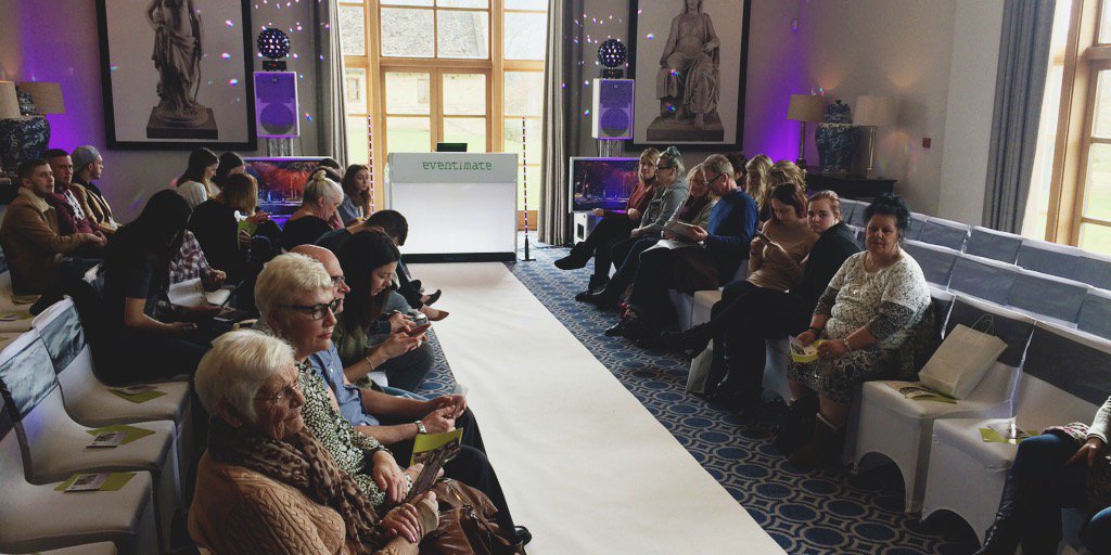 It’s nearly time for the Bridal Show at our Wedding Fayre today! Still time to catch it if you’re in the area - starts at 12:30!