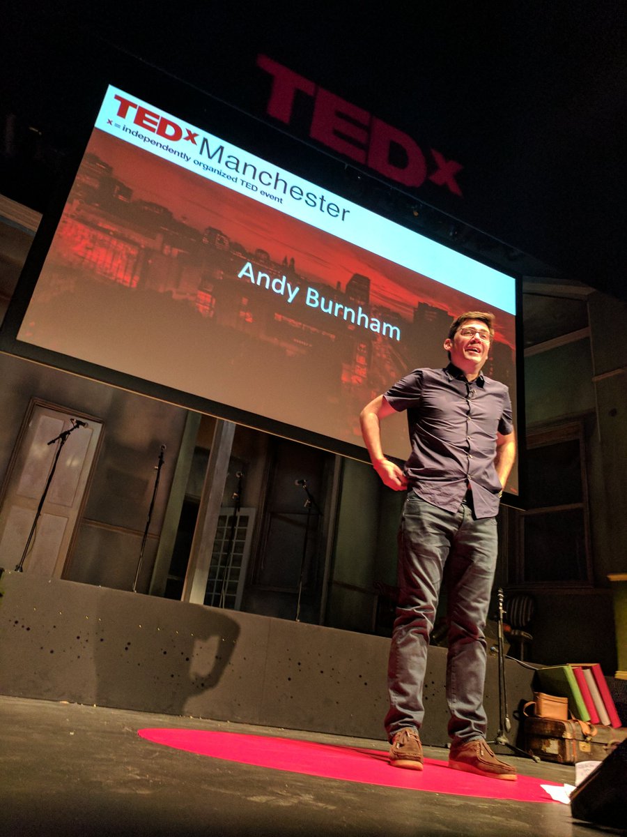 ChrisRossX's tweet image. Rare TEDx talk with the potential future mayor of Manchester @andyburnhammp @TEDxManchester