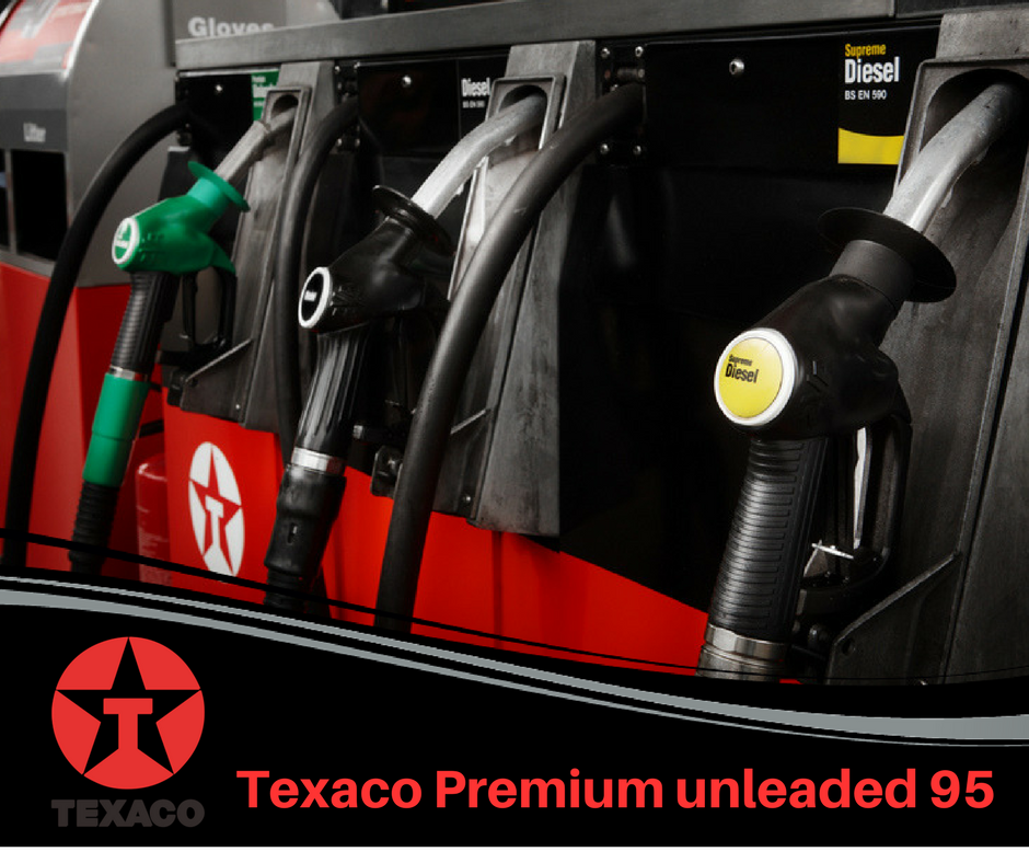 Texaco Premium unleaded 95 petrol is designed to help improve the performance of your car’s engine. #taxaco #gasstation #texas
