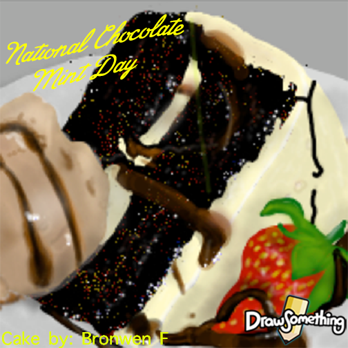 It's #Sundae It’s National Chocolate Mint Day🍰🍫 &amp; it was made for moments like these! What's Chocolaty Minty on your #DrawSomething🎨 palette