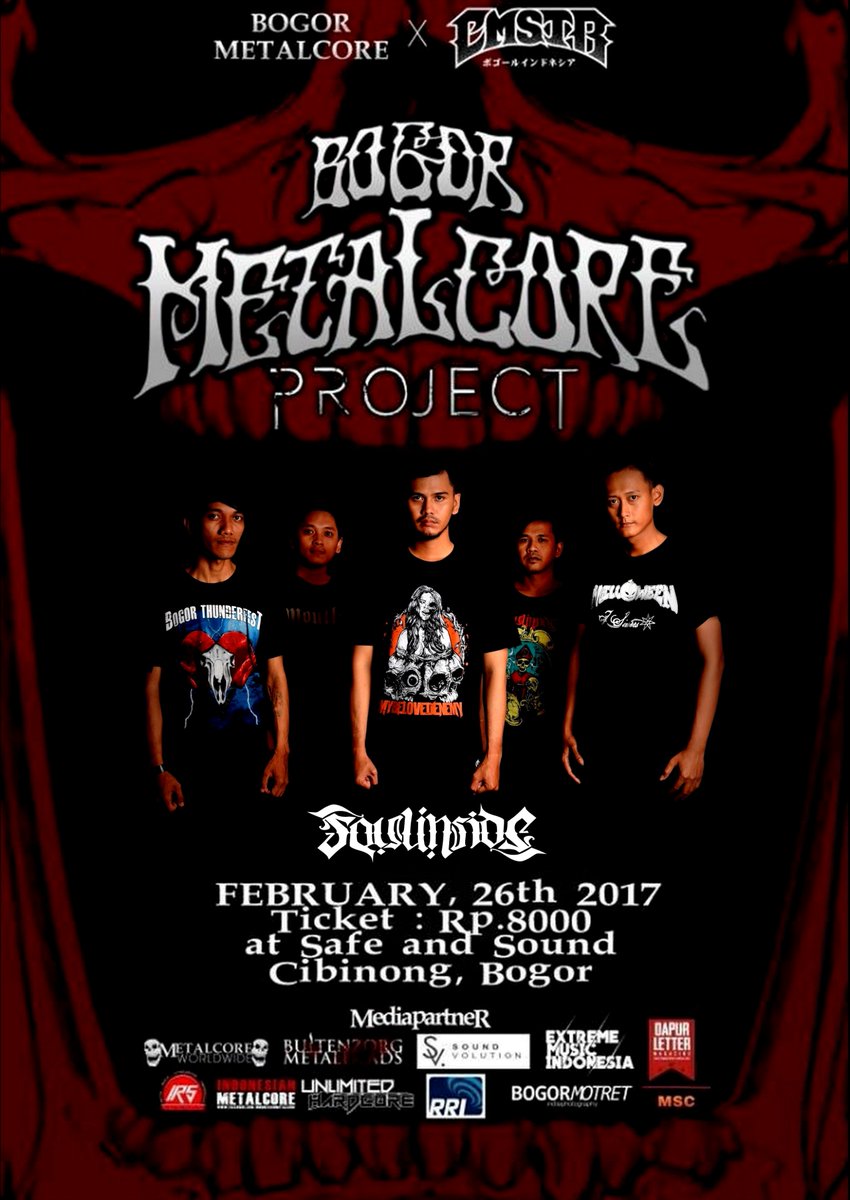 WE ARE CONFIRM in BOGOR METALCOREPROJECT Sunday 26 Feb 2017
<a href="/SAFE/">Safe.eth</a> N' SOUND JL.KARADENAN CIBINONG BOGOR 
See you on the stage ! Stay \m/ \m/