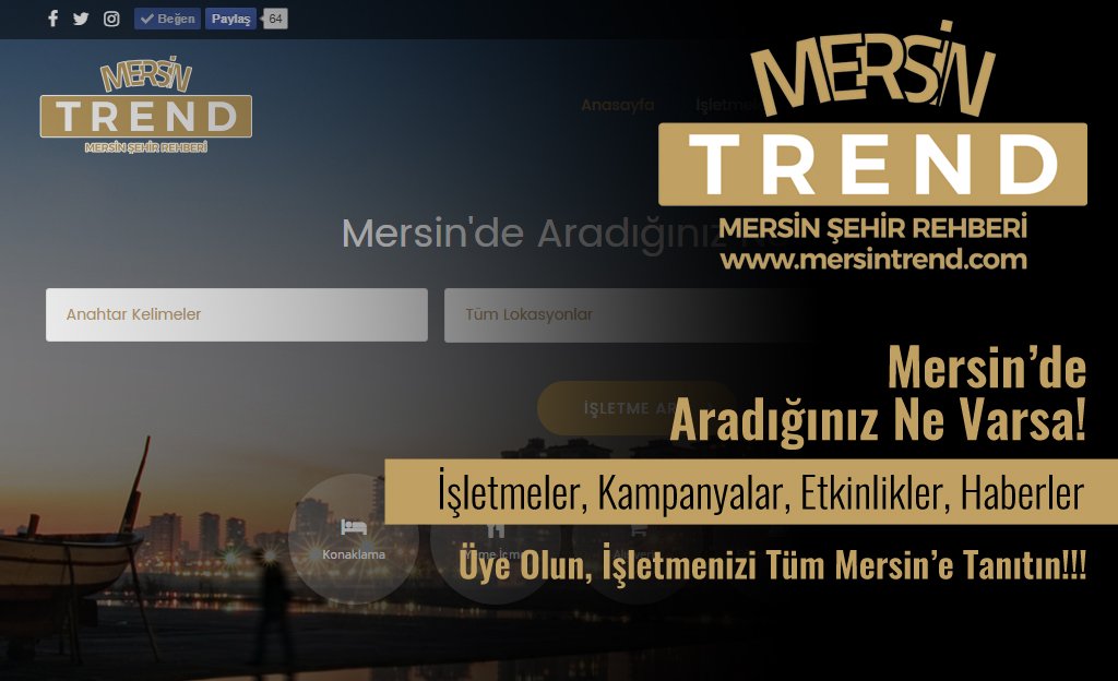 Mersin Trend - Mersin Şehir Rehberi #Mersin