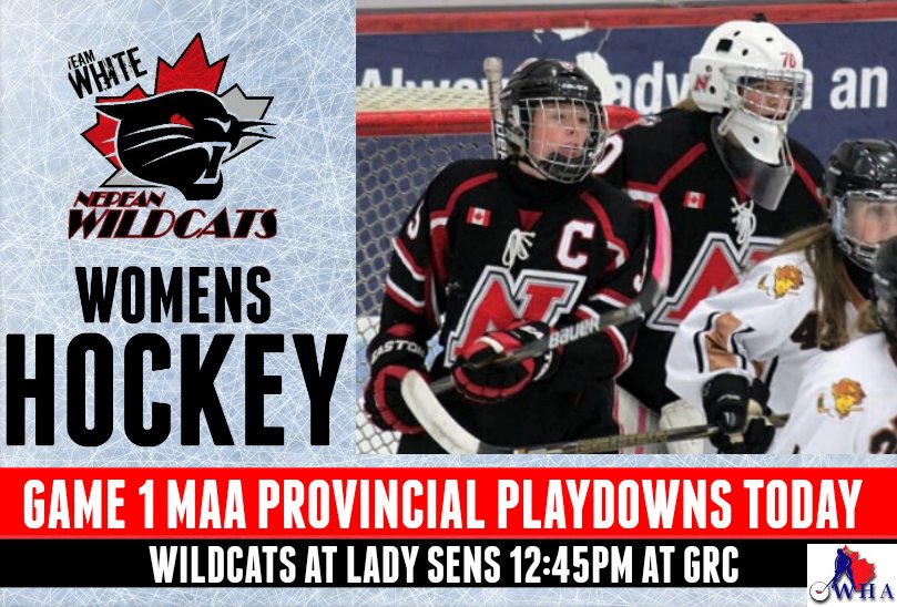WildcatsMAAW's tweet photo. GAME DAY!  OWHA Provincial Playdowns begin today.  A Sunday lunch date with the Lady Sens.  #AttackTheDay #CantWait https://t.co/Q41l0ndio4