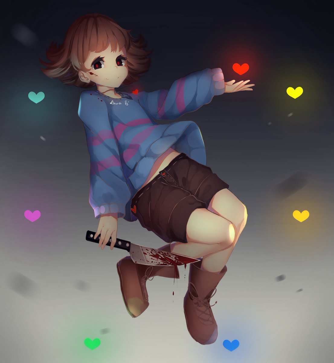 Sasoura Oh Look I Managed To Draw Something Edgy Xd Frisk Genocide Souls Undertale Fanart Evil T Co Agg2bdzyhv T Co Uc1zthsxzl