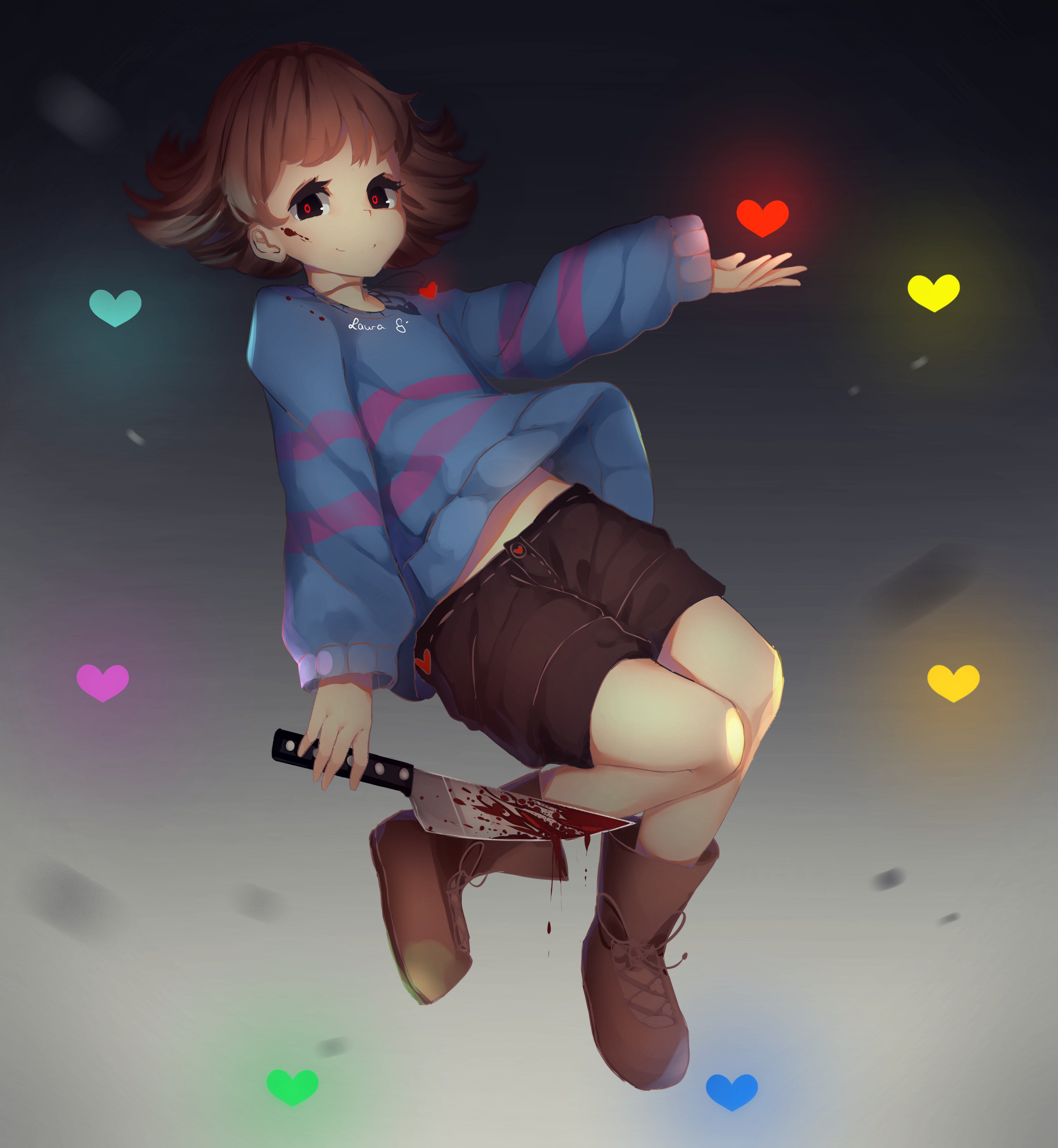 Sasoura Ar Twitter Oh Look I Managed To Draw Something Edgy Xd Frisk Genocide Souls Undertale Fanart Evil T Co Agg2bdzyhv T Co Vjfucpbyz9 Twitter