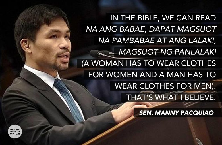 mmprideorg's tweet photo. SLAYYYY, MUMSHIE! #PassADB | @geraldinebroman's Response To @mannypacquiao's Bible Argument Is An Epic Mic Drop https://t.co/i020VYMfMj https://t.co/E5JljFS35C