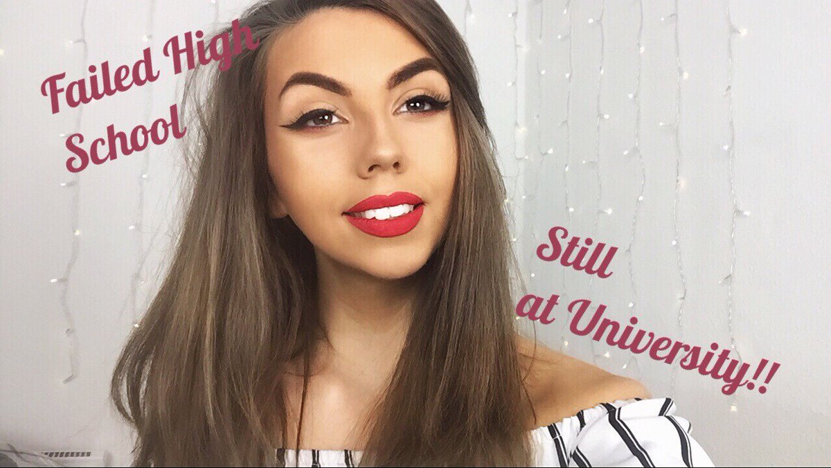 nelie_irl's tweet photo. NEW VIDEO: HOW I FAILED MY GCSE'S BUT STILL GOT INTO UNIVERSITY!
https://t.co/DHgATDVozj https://t.co/yfw4OpDiNr