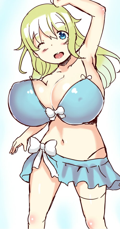 突発的水着愛宕 #艦これ 