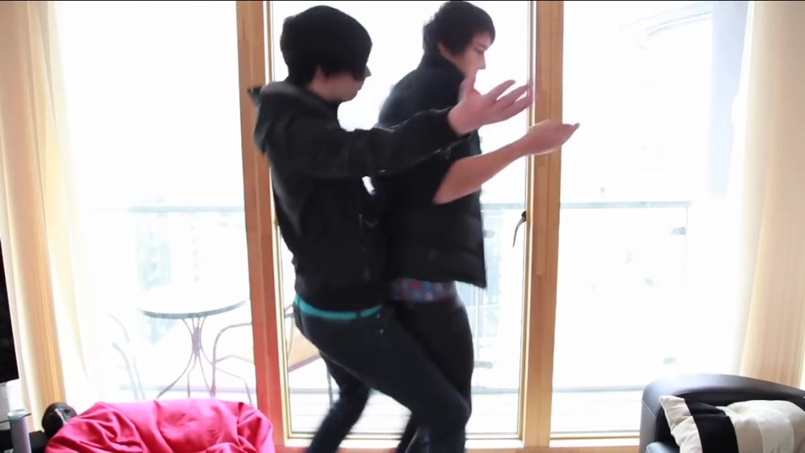 danosawrs's tweet image. Phil: *platonically thrusts into dan*
Dan: "brO"