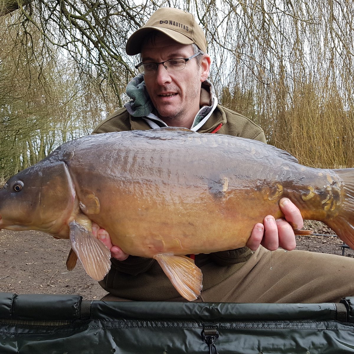 ChownsAdrian's tweet photo. Saved a blank with this gorgeous 18lb 6oz Mirror caught on banoffee and essential cell snowman fished tight. #teammainline #the_carp_guru https://t.co/zgKjCQZpcv