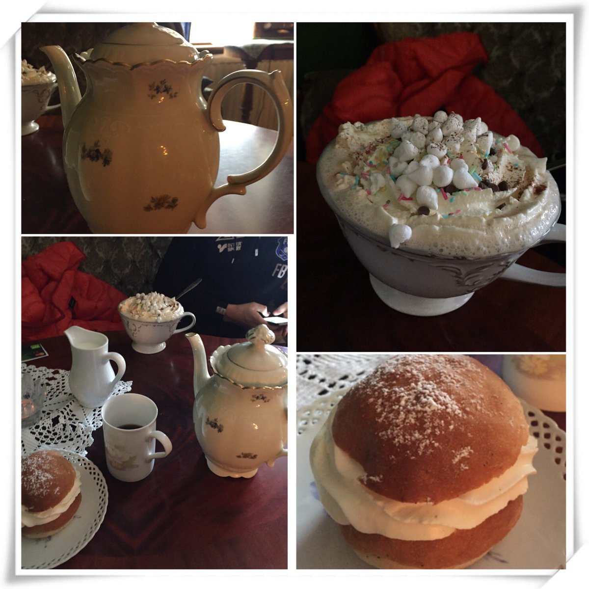 pwlopning's tweet photo. #punktering med bärgning. Mysigt fik med #semla såklart! Besök Glassbaren i Bräcke! https://t.co/JKAvhj5619