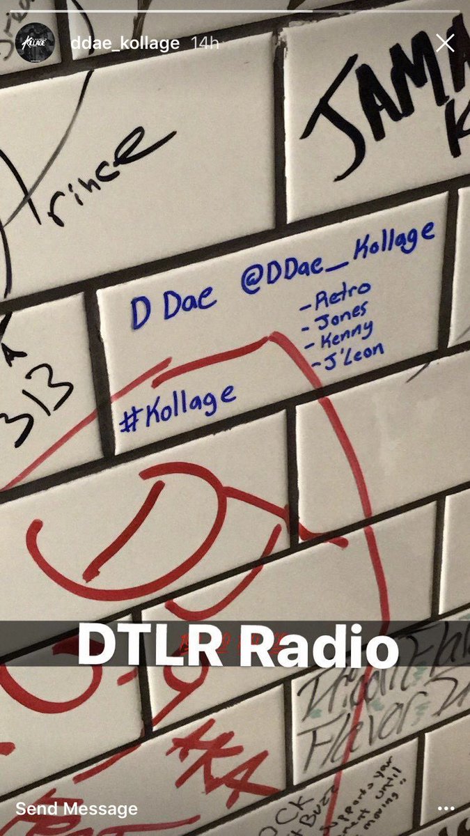 RetroMadeIt's tweet image. I couldn't be there for the @DTLR radio interview. But my dawgs made sure my name touched the wall. That's loyalty right there.