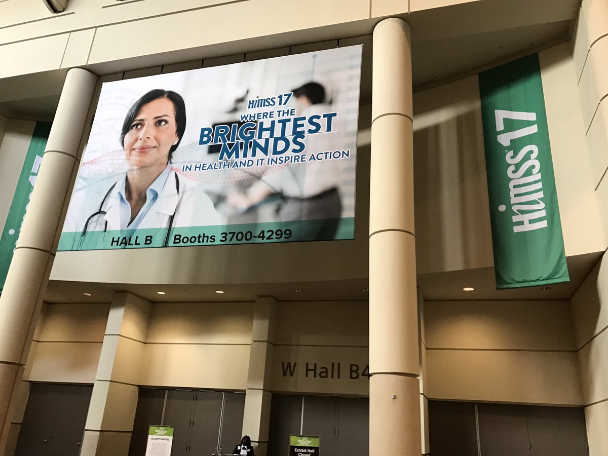 StanleyT's tweet photo. Just arrived at #HIMSS17. Let's go! https://t.co/8LXYBg6ksh