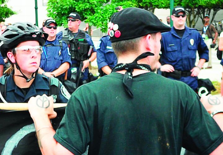 PoliceMag's tweet photo. [Archive] Understanding the Black Bloc: While law enforcement typically recognizes… https://t.co/CaoqDbxnPZ #MostCommented #Police https://t.co/wpdTSW6x8T