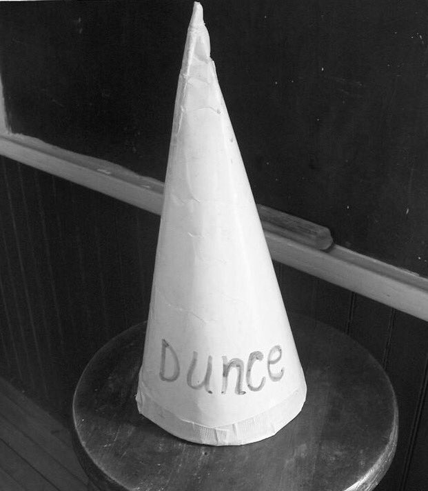 ChadKovac's tweet photo. Handing out hats today. You post something dumb... you get dunced. #DunceHat https://t.co/GrxQanJDxk