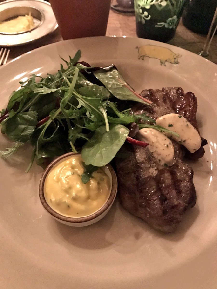 Simply stunning meal <a href="/The_Pig_Hotel/">THE PIG</a> #thepigatcombe last night. #steak #simple #perfection