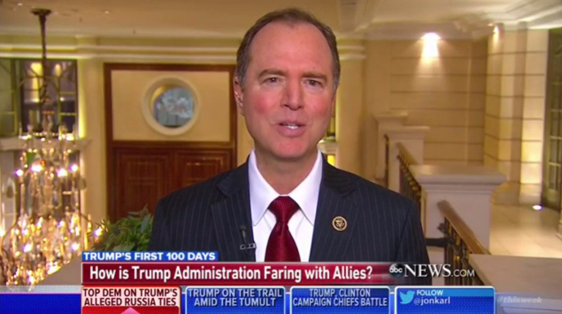 ABCPolitics's tweet photo. .@RepAdamSchiff: "I wish the vice president had given the kind of speech John McCain gave" at Munich Conference. https://t.co/KnqJMq5HVo https://t.co/Xz0ulwbOWE