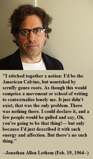 Happy birthday, Jonathan Lethem! 