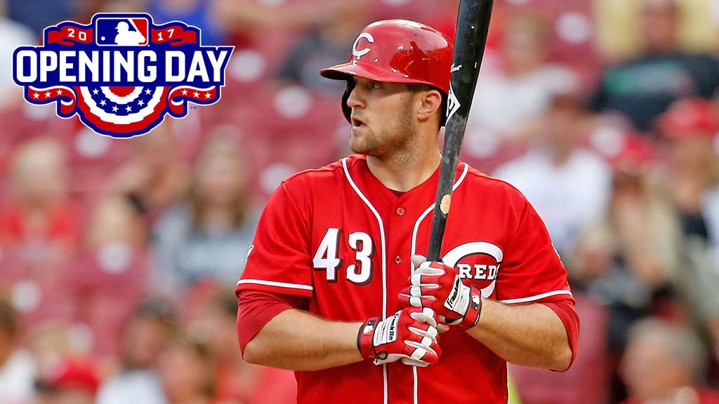 Reds's tweet photo. 4️⃣3️⃣ days until #OpeningDay! https://t.co/LiDoqI7eiu